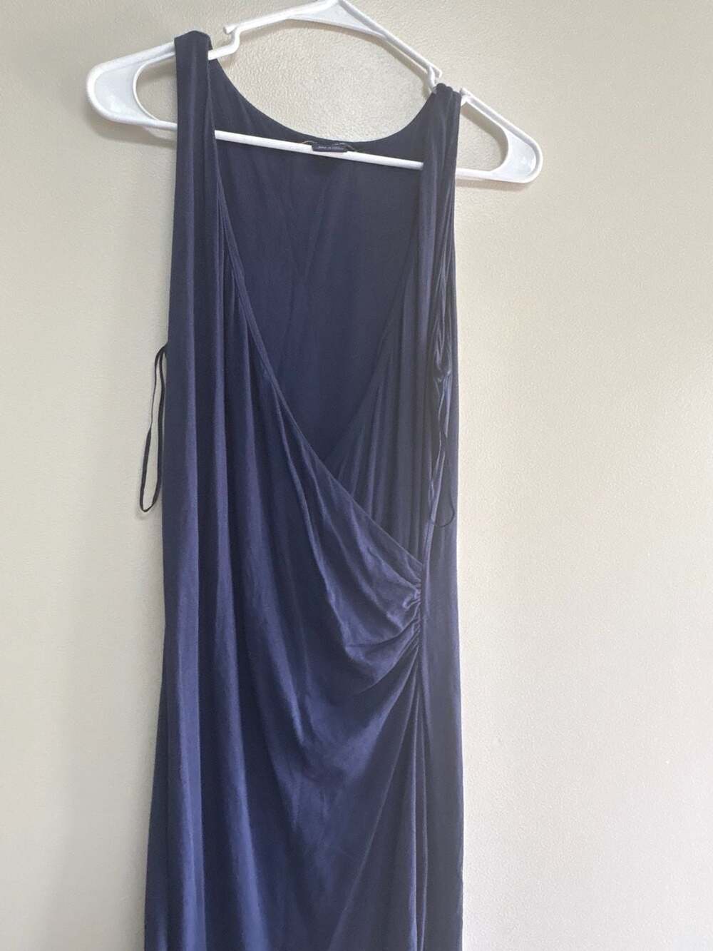 Ralph Lauren Sport Navy Blue Sleeveless Wrap Dress Size L - Picture 2 of 6